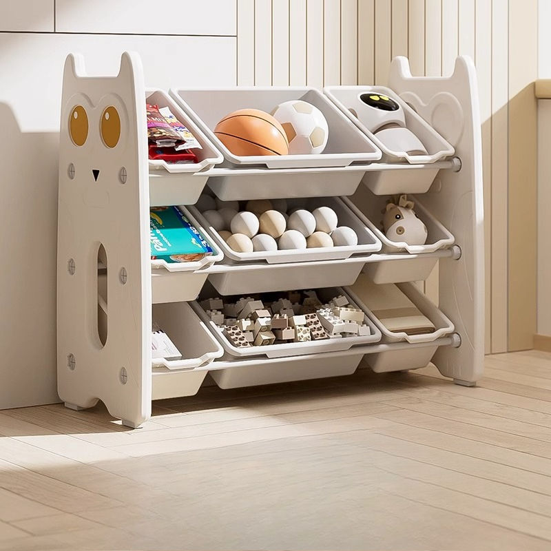 Thumbnail: Children's Toy Storage Rack, Floor Standing Multi-layer Storage Rack, Easy Class