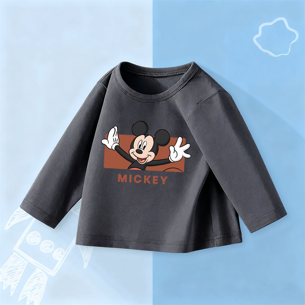 Thumbnail: Boys Child Long Sleeve Cartoon Fashion Casual Crewneck Tops New Design Autumn Co