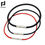 Thumbnail: 1.5/2/3mm Black Red Bracelet Stainless Steel Clasp For Women Man Couple Leather 
