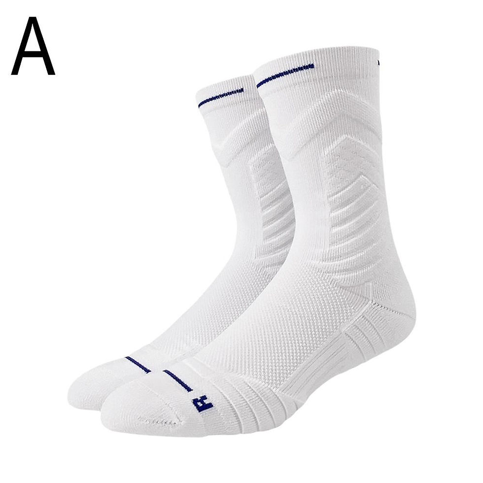 الصورة المصغرة: 1Pair Professional basketball socks thickened towel bottom game training sports 