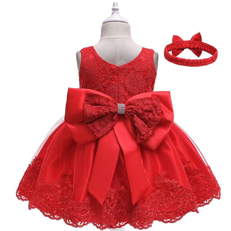 الصورة المصغرة: Children Flower Tutu Dress For 1-10 Years Girls Wedding Birthday Party Princess 