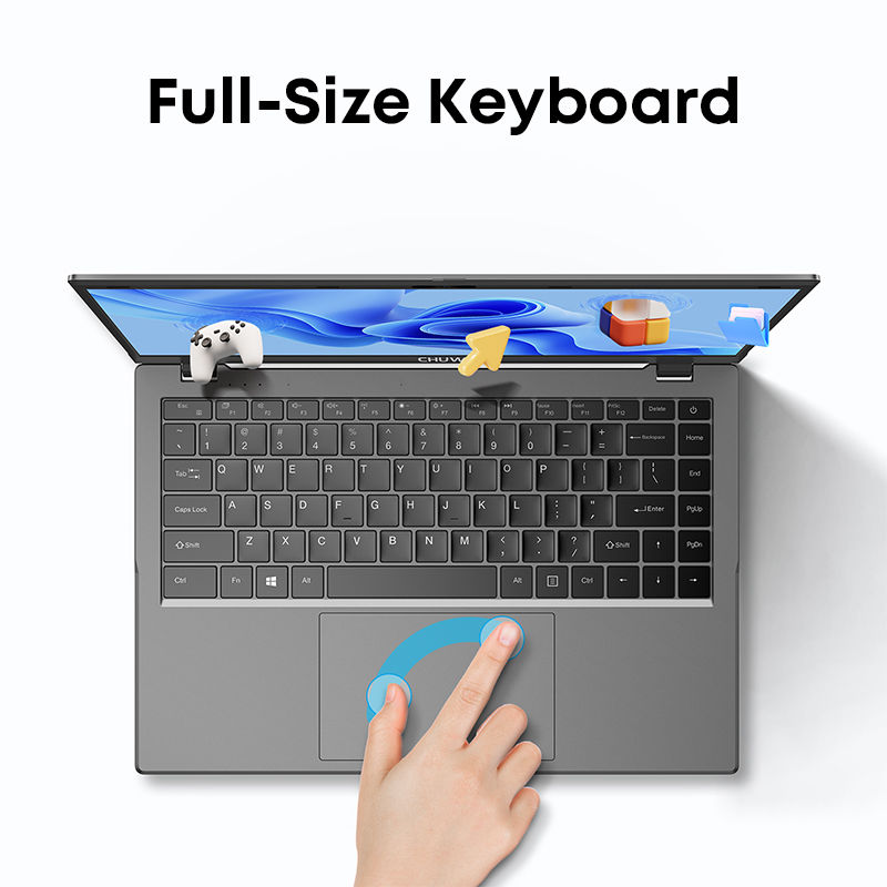 الصورة المصغرة: CHUWI 14.1-inch GemiBook XPro Laptop Intel N100 Graphics 600 GPU Screen 8GB RAM 