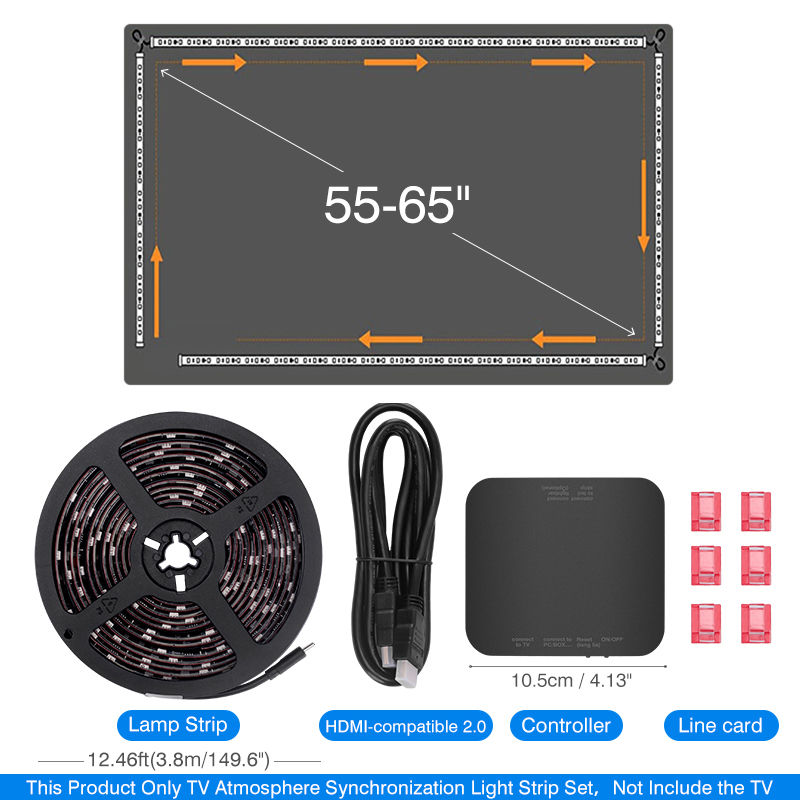 Thumbnail: 2024 New Ambient TV LED Backlight Sync to Screen For 40-85Inch Real-Time Sync LE