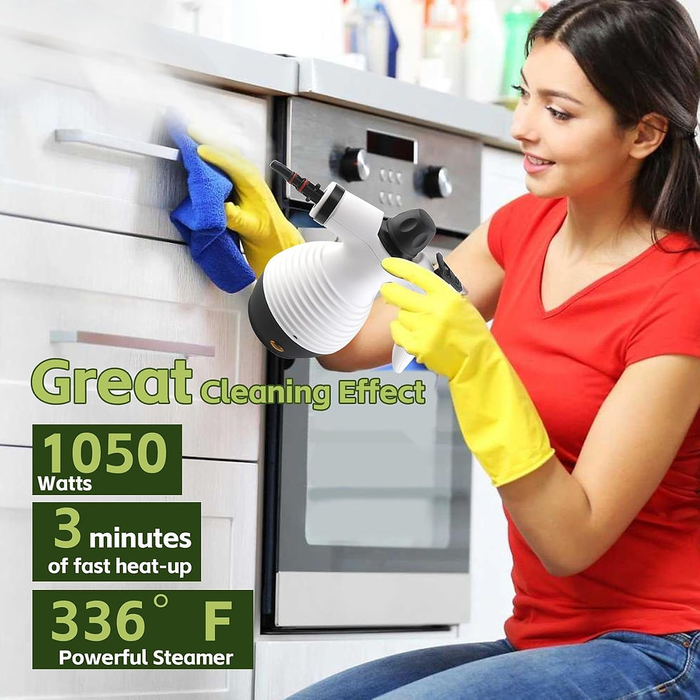 الصورة المصغرة: Steam Mop with Detachable Handheld Steam Cleaner,350ml 1050W Floor Steamer Clean