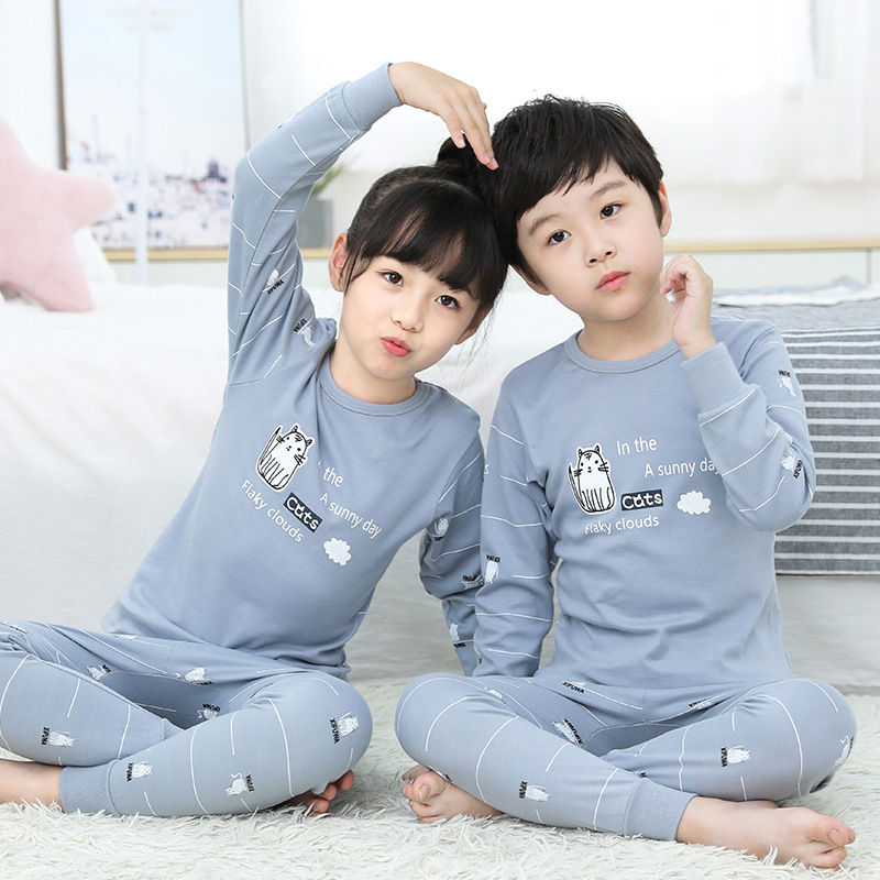 2024 New Children Underwear Sets Autumn And Winter Children's Clothing Cotton Bo
