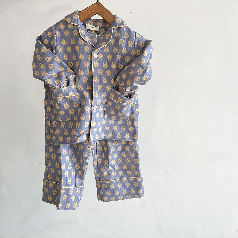 Thumbnail: Cartoon Bear Kids Pajama Sets Children's Clothing Cotton Pajama Set for Boys Gir