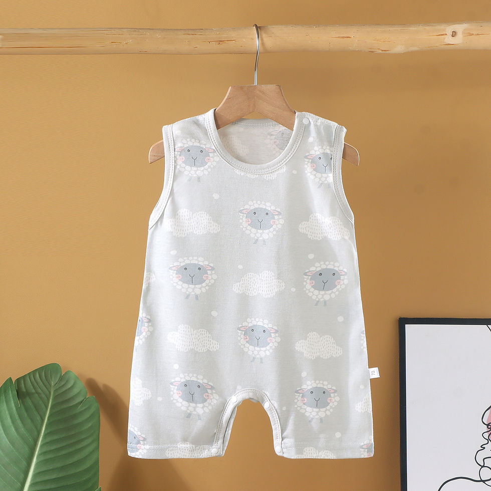 Thumbnail: New 2025 Soft and Lightweight Cotton Baby Crawling Clothes for Boys Girls Aged 1