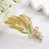 Thumbnail: Korean Wheat Ears Hair Claws Hairpins For Women Fashion Clip Metal Crab Headwear