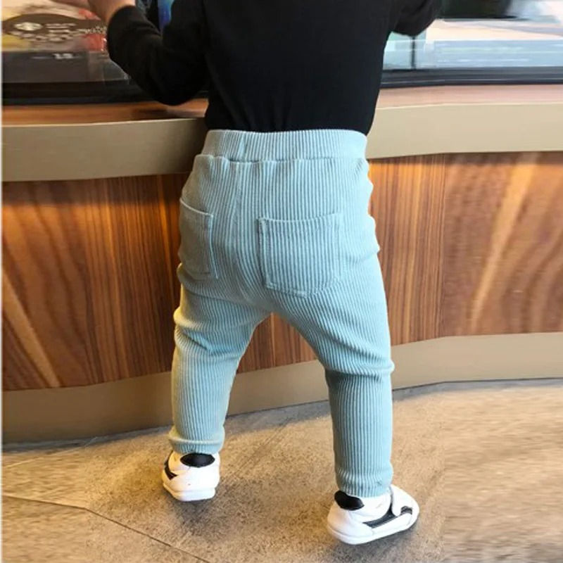 الصورة المصغرة: New Baby Girls Boys Leggings Cotton Big PP Pants Spring Autumn Kids Girl Pants F
