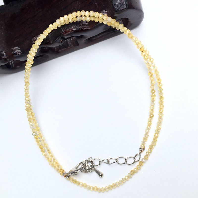 الصورة المصغرة: Cute and Simple lapis lazuli crystal Quartz 2mm Mini Beads Pendant Necklace Hand