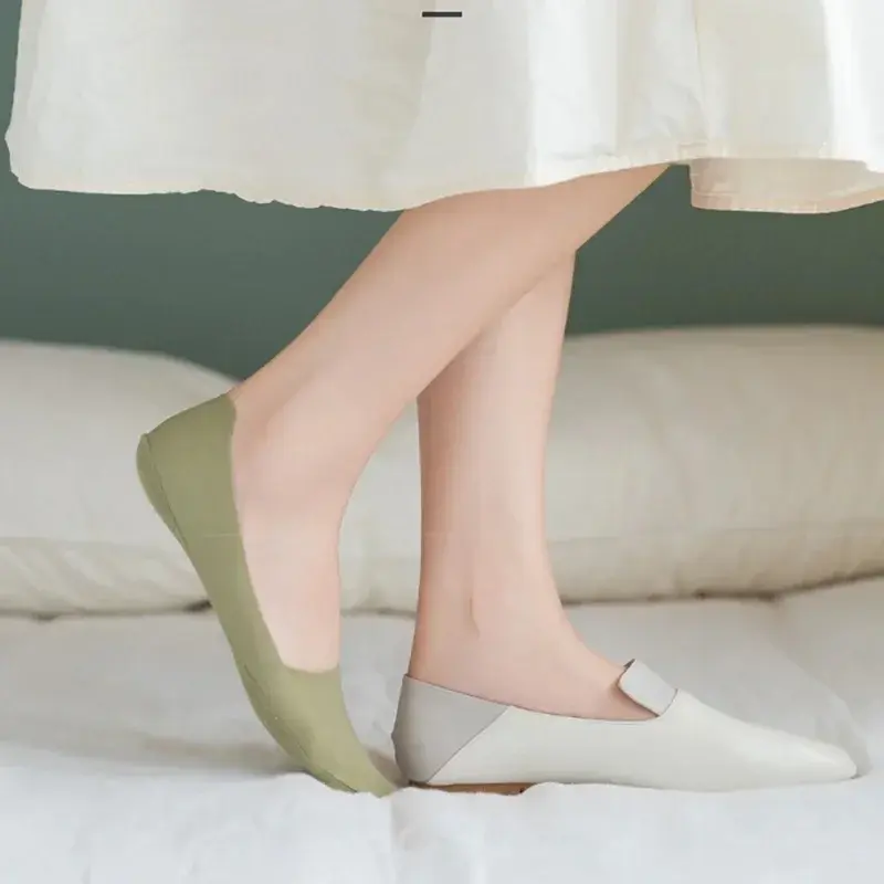الصورة المصغرة: 3 Pairs Women Socks High Quality Matching Casual Socks Summer Thin Cotton Bottom