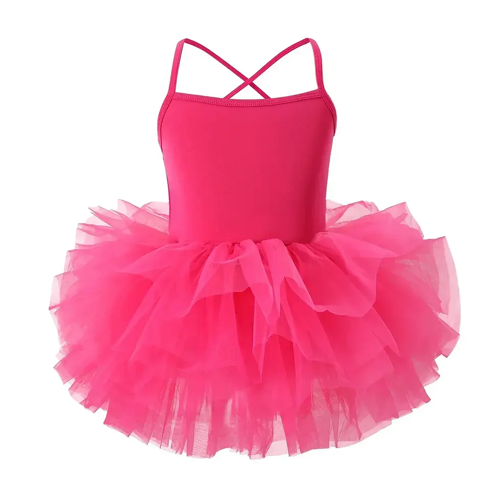 الصورة المصغرة: New Girl Ballet TuTu Dress 1-8 Ys Fashion Professional Kids Dancing Party Dress 