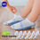Thumbnail: 100% Cotton Seamless Mesh Sports Socks for Kids, Pull-On Ankle Socks, Unisex for