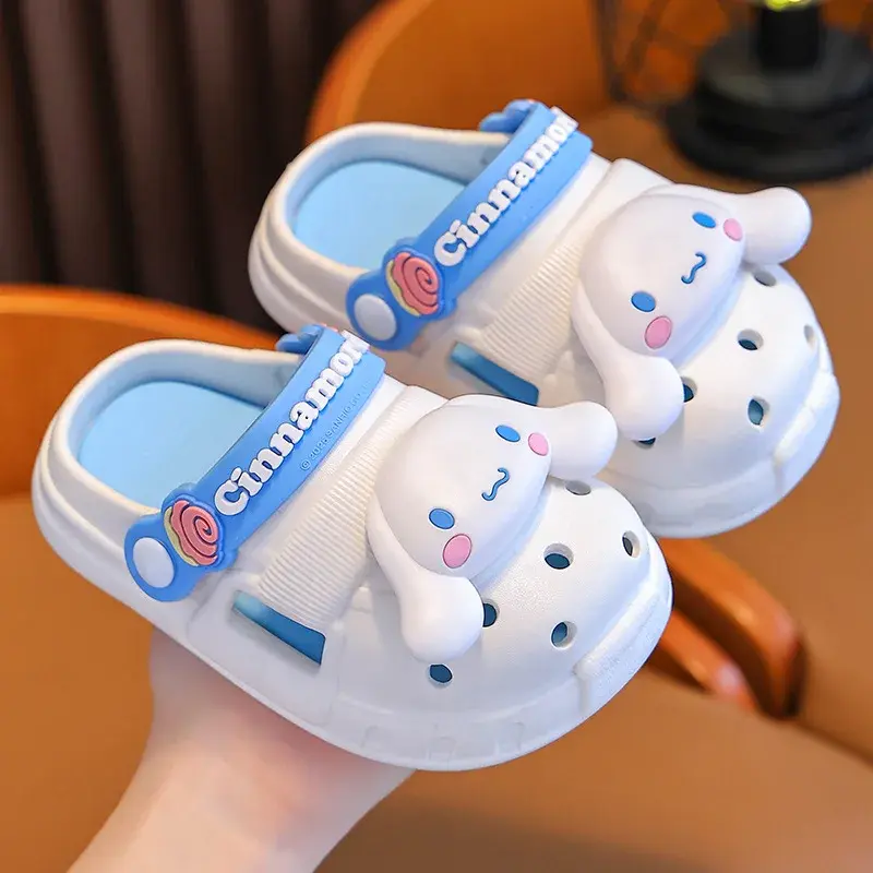 Thumbnail: Crocs for Girls Non-slip Baotou Breathable Outside Wear Middle Children's Beach 