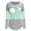 Thumbnail: Fashion Pregnant Women Stiching Color Breastfeeding Nursing T Shirts Casual Loos