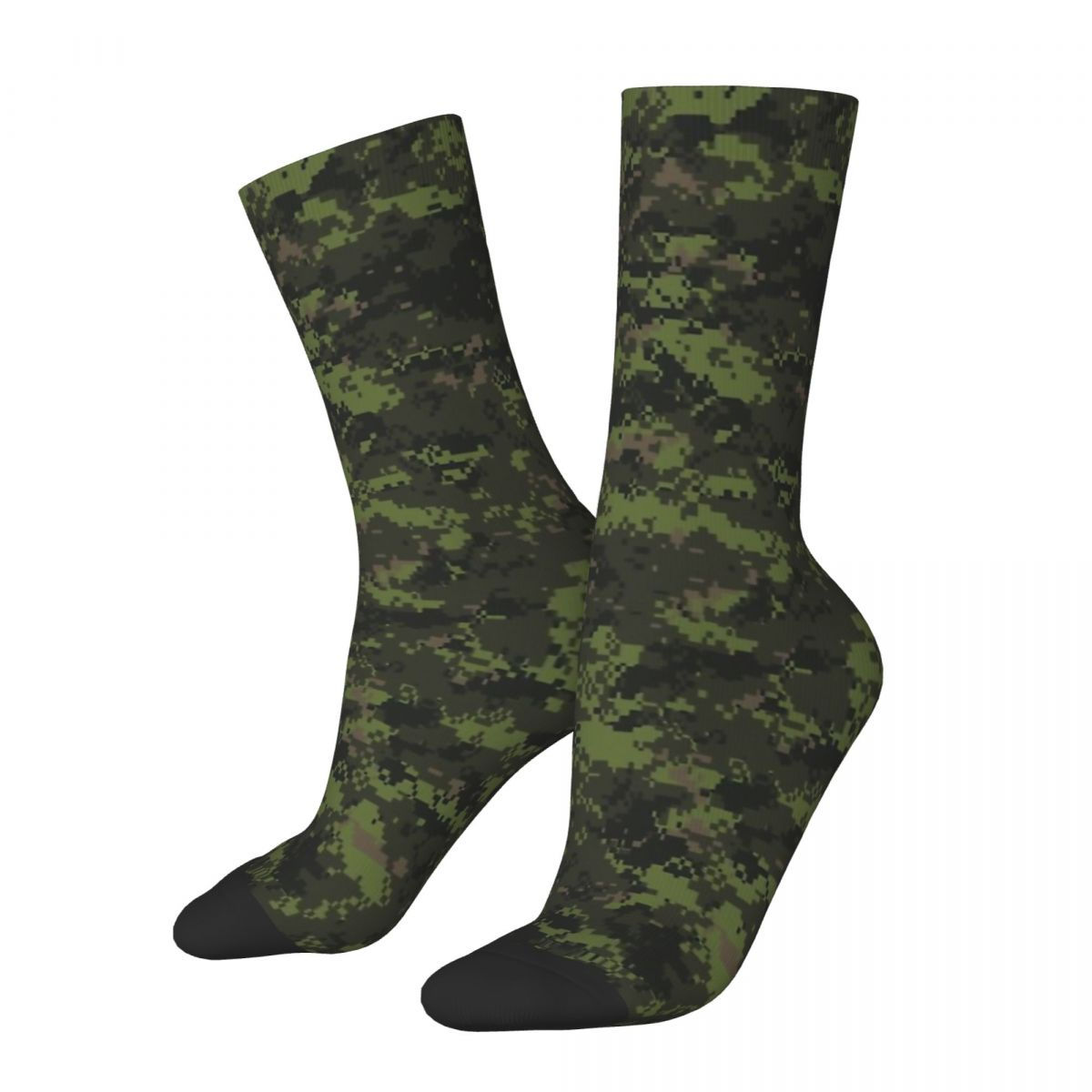 Happy Funny Men's Socks Canadian CADPAT TW Vintage Harajuku Camo Army Hip Hop Se