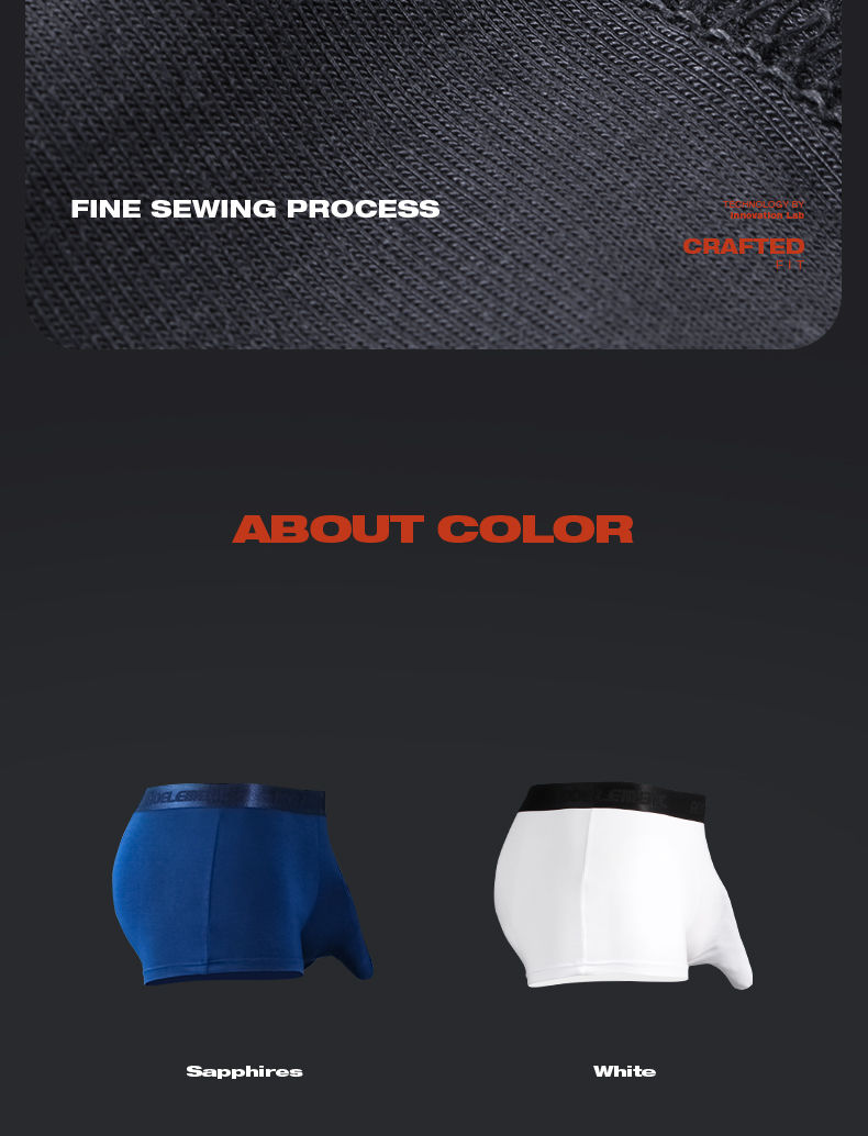 Thumbnail: Bullet split panties Men's Modal scrotum with ice silk men's boxers Summer thin 