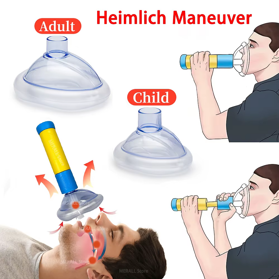 الصورة المصغرة: First Aid Kit Choking Respiratory Anti Asphyxia Face Mask Artificial Emergency A