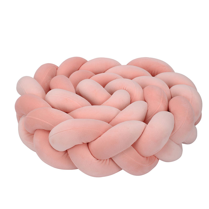 Thumbnail: NEW Braided Bed Bumper For Baby Infant Cradle Pillow Cushion Protector Room Deco