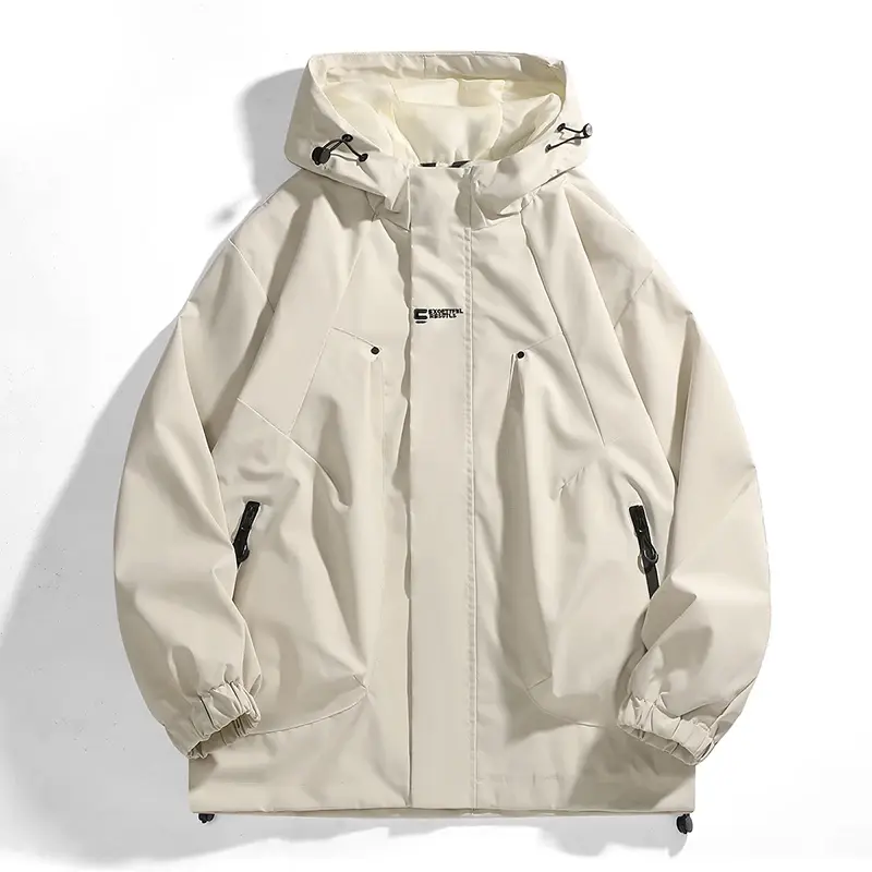 الصورة المصغرة: Unisex Outdoor Waterproof Cargo Jacket Windbreaker Coat 2025 Autumn Street Campi