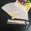 Thumbnail: 50/30Pcs Wedding Hand Fans Personalized Names Birthday Party Gift Folding Fan Ba
