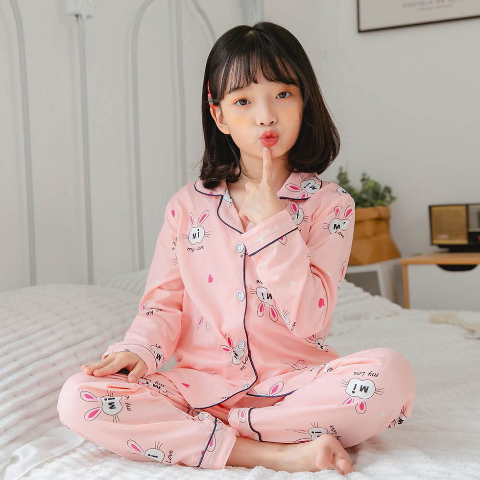 الصورة المصغرة: Boys Girls Pajamas Sets Kids Toddlers 2 to 3 4 5 6 7 8 9 10 11 12 Years Long Sle