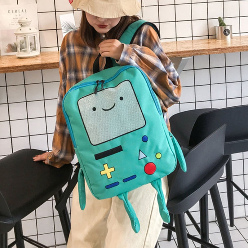 Thumbnail: Travel Backpack Cartoon Rucksack Teen Girls School Bag Student Daypack Large Cap