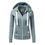 Thumbnail: New Autumn Winter Women Sweatshirts Hoodie Long Sleeve Jackets Drawstring Pocket