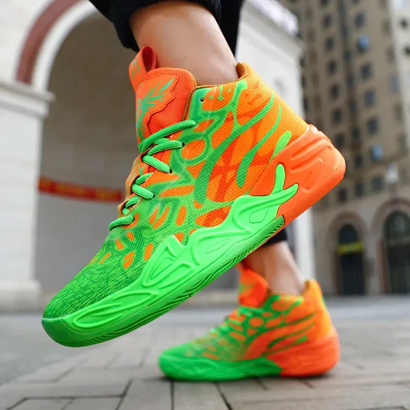 Thumbnail: Men Running Light Sports Shoes Basketball Shoes Outdoor Unisex Breathable Athlet