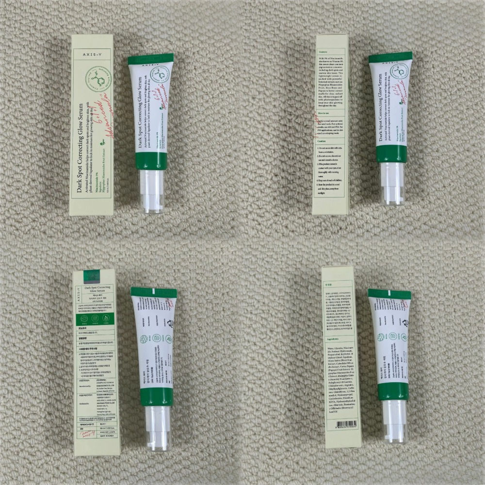 AXIS-Y Dark Spot Glow Correcting Serum Light Brightening Hydrating Moisturizing