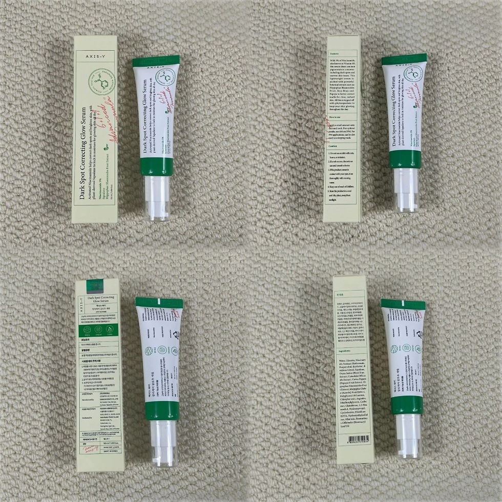 AXIS-Y Dark Spot Glow Correcting Serum Light Brightening Hydrating Moisturizing