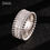 Thumbnail: ZAKOL Personalized Simple Micro-set Zircon Rings For Women Men Fashionable Tempe