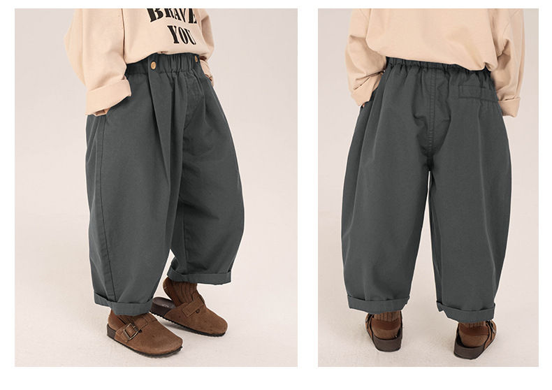 الصورة المصغرة: Children Clothing Boys Casual Pants 2024 Spring New Spring and Autumn Loose Kore