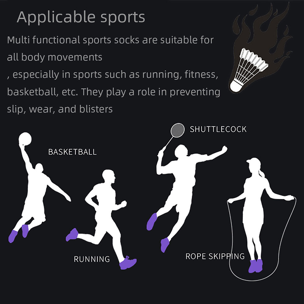 Thumbnail: 3 Pairs Men's Cycling Sport Socks Basketball Running Compression Ankle Sock Blac