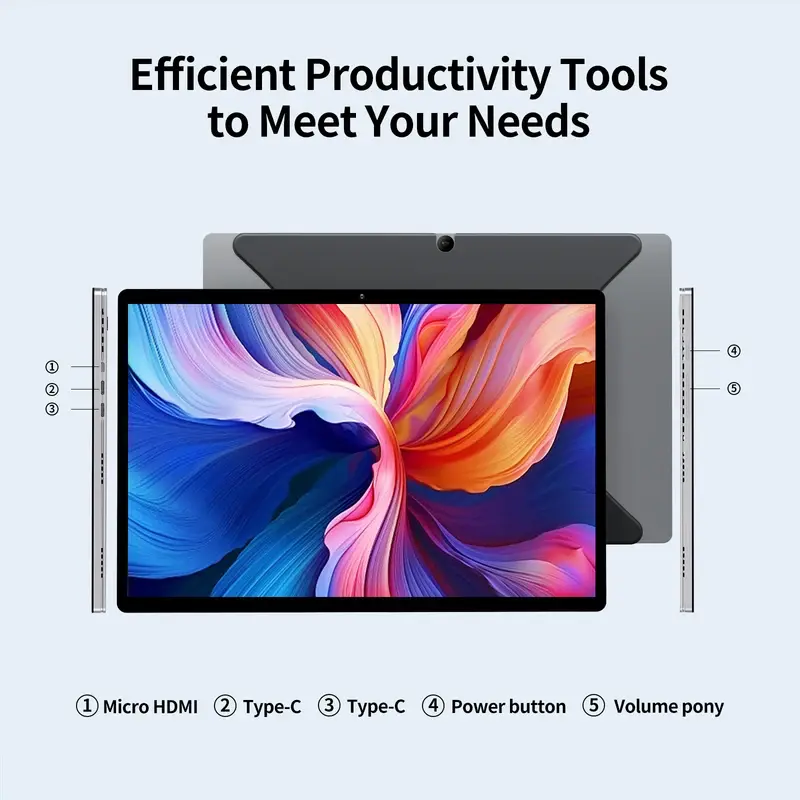 Thumbnail: 14 Inch Touch 2 in 1 Laptop Intel N100 16GB DDR5 512GB SSD Windows 11 Pro Backli