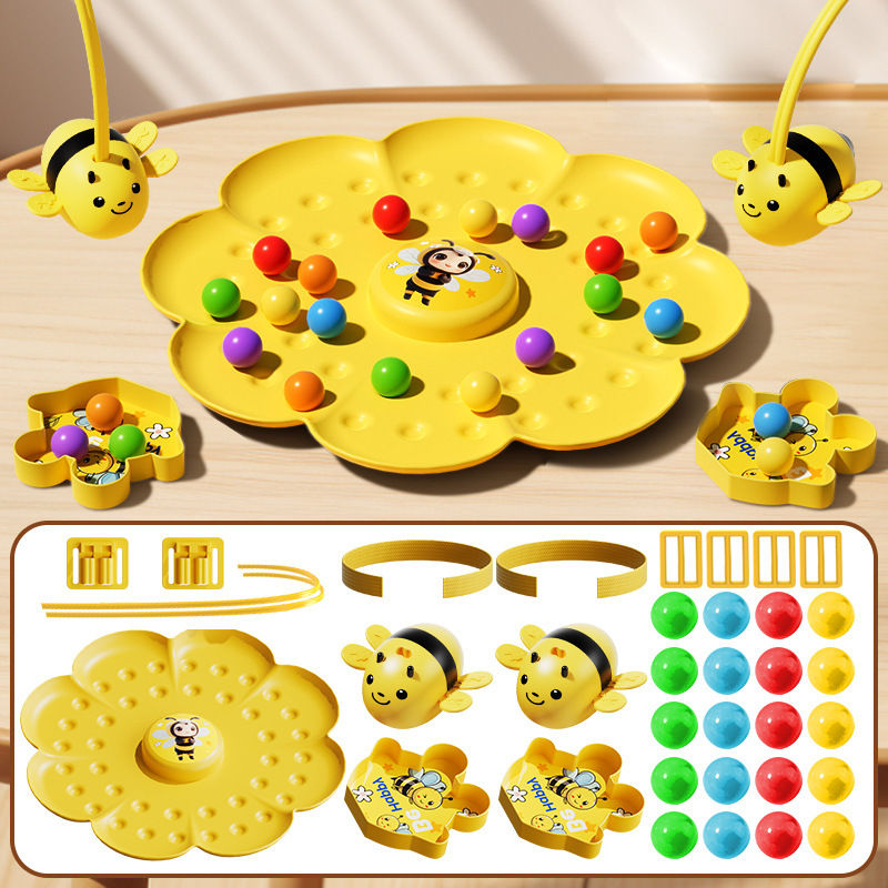 Thumbnail: Fishing Toys Little Bumblebee Multifunctional Board Game Puzzle Interactive Educ