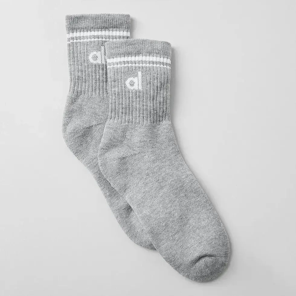 الصورة المصغرة: Yoga Retro Cotton Socks Comfortable Colorful Middle Socks Yoga Pilates Fitness W