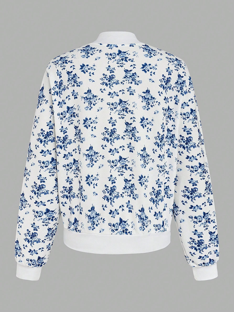 الصورة المصغرة: Retro Digtal Print Zipper Short Jacket Women Casual Style Autumn New Arrival Coa