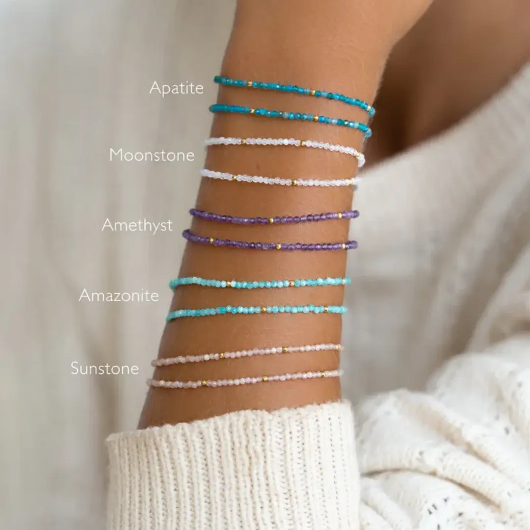 CCGOOD Natural Stone Beads Bracelet for Women Boho Summer Beach Surf Jewelry Gif
