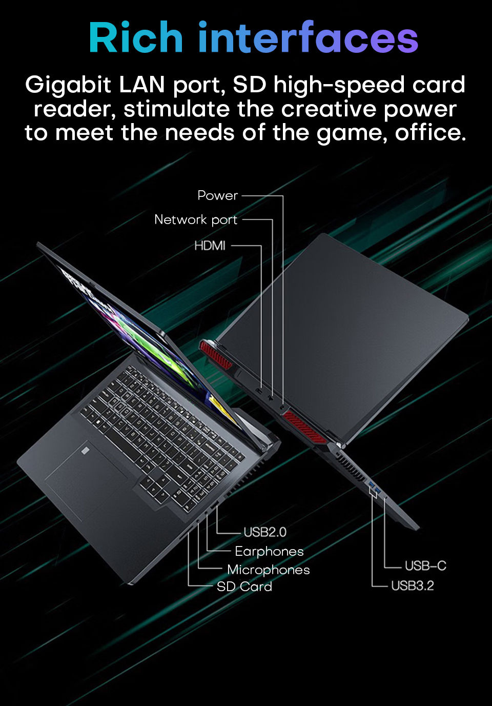 Thumbnail: Xiaman 16 inch Gaming Laptop intel Core i7-6700HQ GTX 1060 IPS 1920*1200 Noteboo