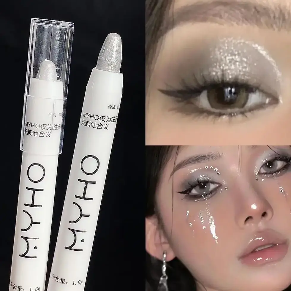 الصورة المصغرة: New Glitter Highlighter Pen Pearlescent Lying Silkworm Pencil Waterproof Long-la