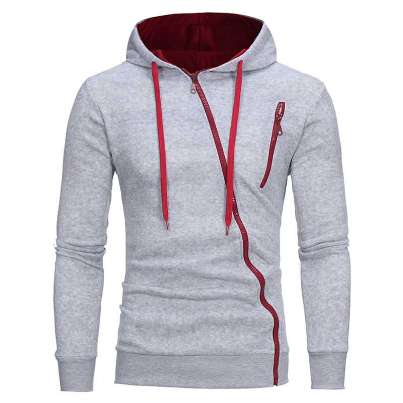 الصورة المصغرة: 2023 Zipper Men Jackets Autumn Winter Casual Fleece Coats Bomber Jacket Scarf Co
