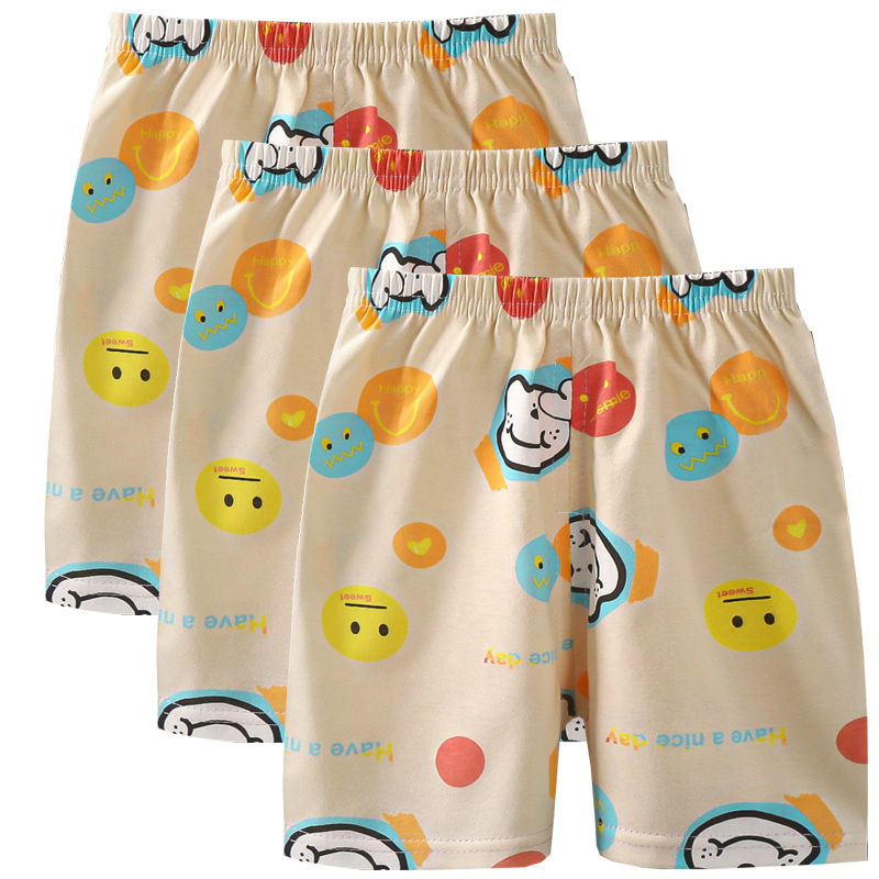 الصورة المصغرة: 3pcs Pure Cotton Summer Kids Shorts Girl Cartoon Cute Short Baby Casual Pant Chi