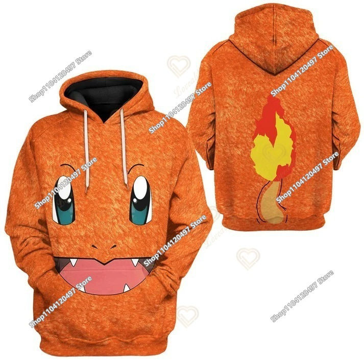 الصورة المصغرة: Pokemon Spirit Hoodie Men's and Women's Fashion 3D Hoodie PKM Custom POKK Childr