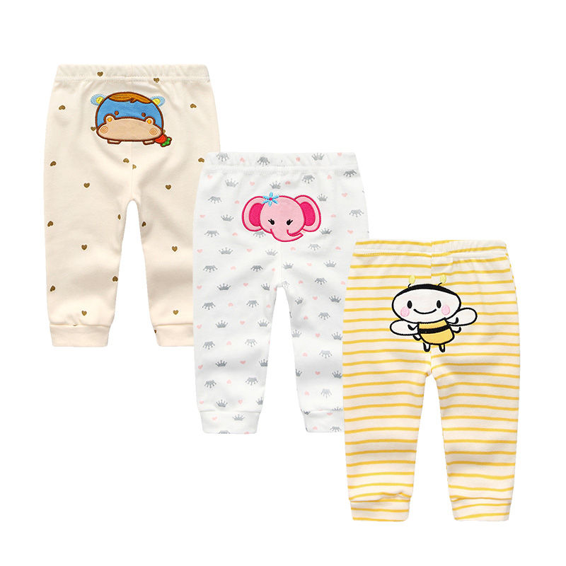Thumbnail: Fall Winter Newborn Infant Baby Boys Girls Thick Pants Bloomers PP long Pants Le