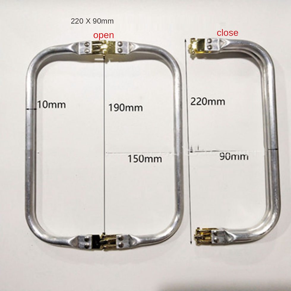 الصورة المصغرة: DIY Metal Purse Frame Handle Kiss Clasp Lock For Bag Sewing Craft Tailor Accesso