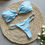 Thumbnail: Sexy Women's Bikini Solid Color Strapless Split Swimsuit