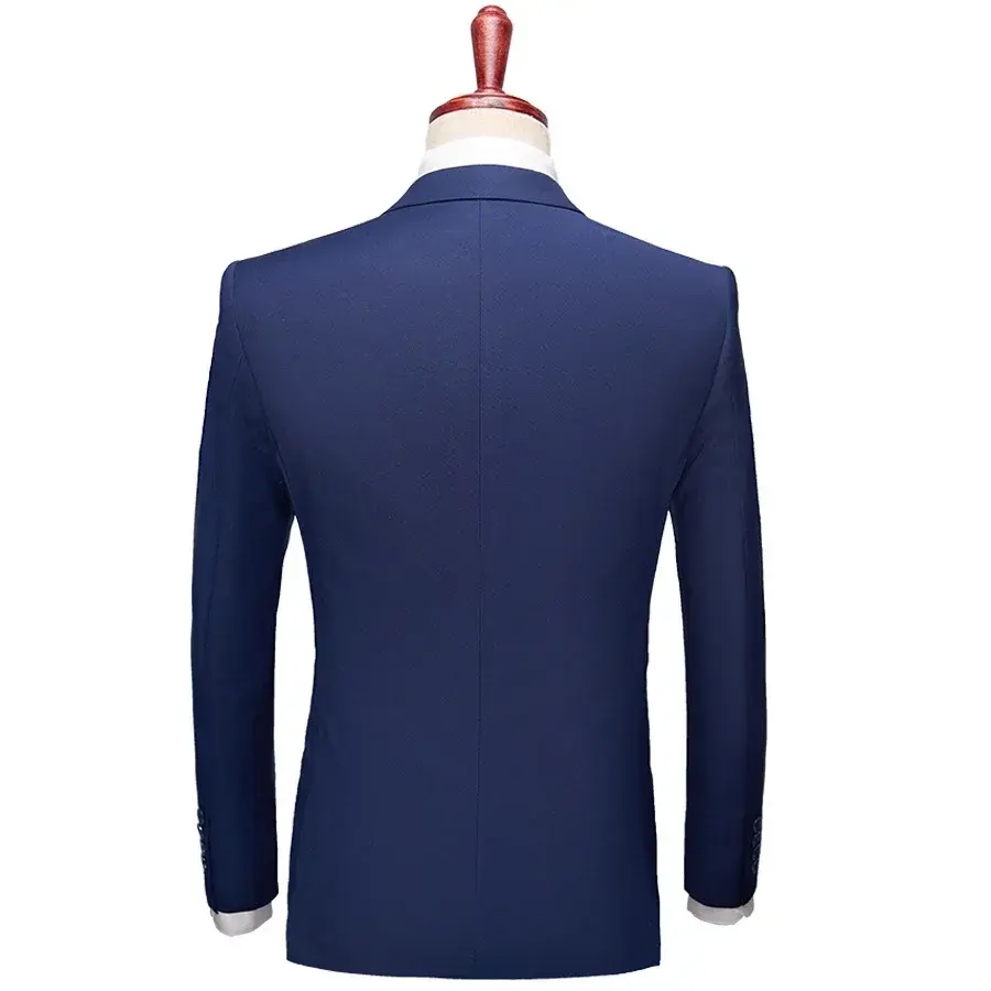 الصورة المصغرة: Elegant Suits For Men Wedding 3 Pieces 2 Set  Fashion Classic Full Jackets Vest 