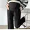 Thumbnail: Maternity Pants Straight-leg Fleece-lined Winter Spring Autumn Outerwear Belly S