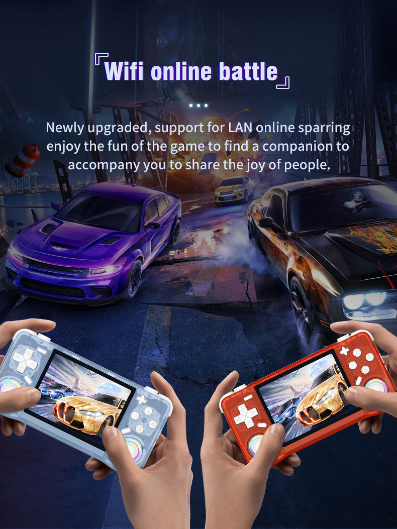 Thumbnail: 3.5inch Handheld Game Console Linux System IPS Screen Retro Pocket Video Player 
